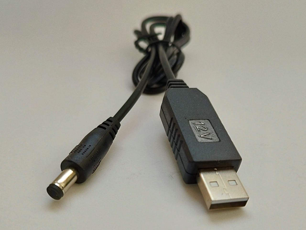 Кабель повышающий к Роутер PowerBank..USB DC 12V 1A. - фото 2 - id-p1733712696