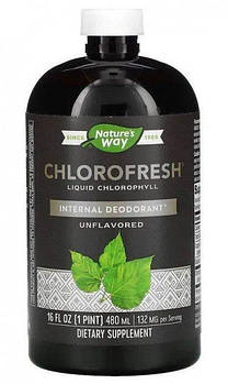 Nature's Way, Chlorofresh , рідкий хлорофіл 132мг, 473 мл