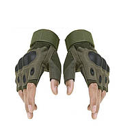 Перчатки армейские полупалец с защитой костяшек, Oakley