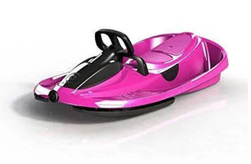 Санки Санки Bobslej Stratos рожевіі з гальмом