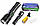 Ручний акумуляторний ліхтар XQ-S19-P99 (COB+RGB) zoom + PowerBank + Type-C + 26650 (5+3 режими), фото 4