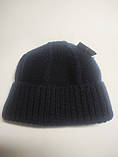 Чоловіча шапка SHADO тепла зимова шапка чоловіча, темно - синя, фото 3