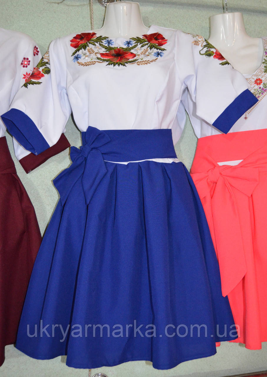 Жіноче плаття вишиванка "Макова поляна"