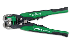 Кліщі для обтискача клем і зняття ізоляції посилені TOPTUL DKAA2226, фото 1