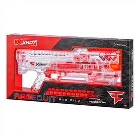 Швидкострільний бластер X-Shot Chaos FaZe Ragequit, дитяча зброя