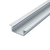 Лед профіль врізний анодований ЛПВ7 без лінзи 2м (ціна за 1 м)