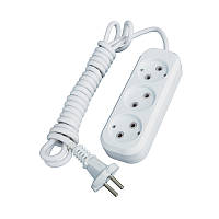 Подовжувач на 3 гнізда 3м без заземлення