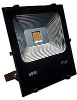 Лед прожектор жовтий 50W IP65 cob