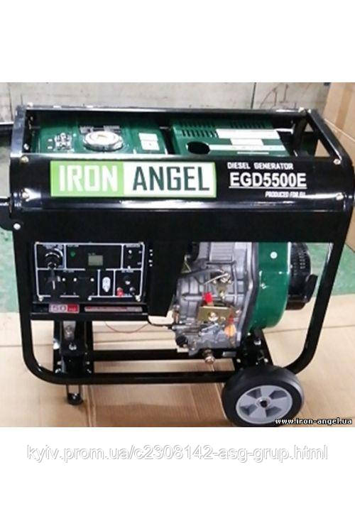 Генератор Дизельный 1 Ф 5.5 КВт Iron Angel EGD 5500 E — Купить Недорого ...