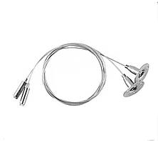 Тросики для підвісного монтажу освітлення LD1002 Feron 1,5м ( 2шт)