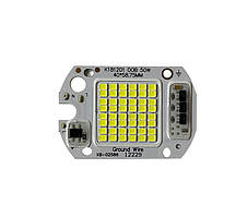 Світлодіодна матриця SMD 50w IC SMART CHIP 220V (вбудований драйвер)