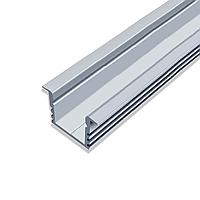 Профіль врізний для світлодіодної стрічки ЛПВ12 16х12 неанод. 2м (ціна 1метр)