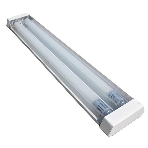 Світильник для LED ламп Т8 2х1200мм одностороннього підключення, фото 1