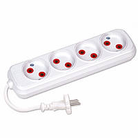 Подовжувач 4 гнізда 2 м без заземлення