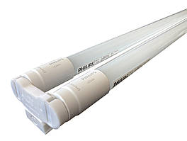 Лінійні світильники 32W з лампами 2х16W Т8 Philips CorePro LEDtube 4000К 1.2 м