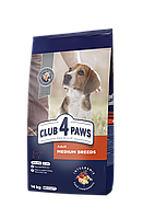 Клуб 4 Лапи Преміум класу 14 кг для собак середніх порід