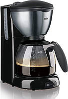 Кофеварка Braun KF 570/1 - кофеварка (отдельный, молотый кофе, полуавтомат, кофеварка, фильтр-кофеварка, черна