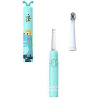 Електрична зубна щітка Vega Kids VK-500B, бірюзова