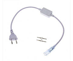 Адаптер живлення для LED ленти 6 mm 220V 48-2835, IP65 +конектор 2 pin