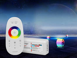 Контролер RGB радіо 10A 12-24V з пультом, сенсорний (2,4 ГГц) MiLight ORIGINAL