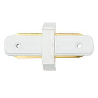 З'єднувач для шинопровода однофазного пірамідального,прямий,білий