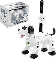 Собака Робот Интерактивная Игрушка На Пульт В Виде Часов, Свет, Звук, Реагирует На Прикосновения