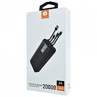 Повербанк Power bank Qilive 20 000mAh Black Зовнішній акумулятор