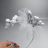 Красива легка корона Принцеси на обручі ручна робота, фото 6