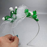 Красива легка корона Принцеси на обручі ручна робота, фото 5