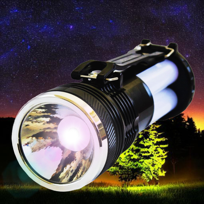 Ручний ліхтар-прожектор Yajia YJ-2881 1W+24LED, фото 1