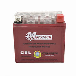 Акумулятор АКБ 5А YTX5L-BS (MF) GEL (12V5Ah) Mototech