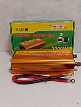 Перетворювач інвертор напруги з 12 вольтів на 220 вольтів 3000 ватів