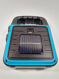 Ліхтар — прожектор із сонячною панеллю + USB Solar HS-8020D Синій, фото 7