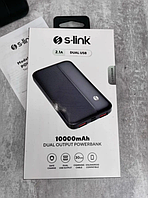 Повербанк S-LINK POWER BANK. Портативное зарядное устройство IP-G10N 1000 mah 2. 1A 2USB. power bank 2 usb
