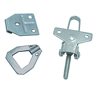 Скреп-засувка гвинт K-1 оцинкований новий