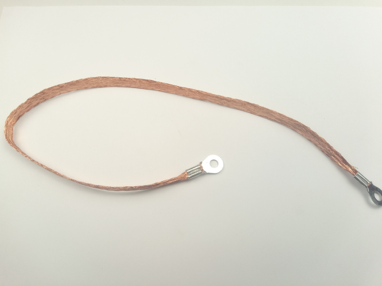 Провід маси "косичка" 60 см сталевий наконечник, фото 1