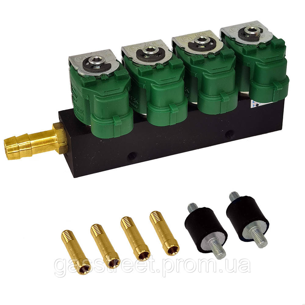 Купить Форсунки Valtek Type 30 (4 цил) 3 Ом GreenGas, цена 1033 грн ...