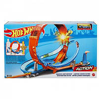 Трек Hot Wheels Гігантська петля Школа зіткнення GTV14