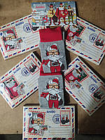 Носочки в конверте подарочные с открыткой набор носков Новый год
