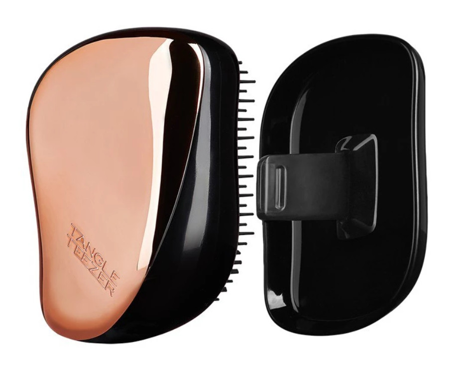 Tangle Teezer Compact Styler Rose Gold Black - Компактна щітка для волосся, фото 1