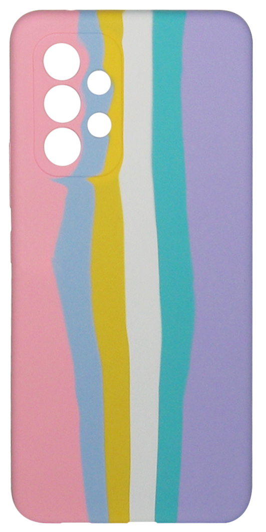 Силікон SA A536 Aquarelle Silicone Case Рожевий/Світло-фіолетовий