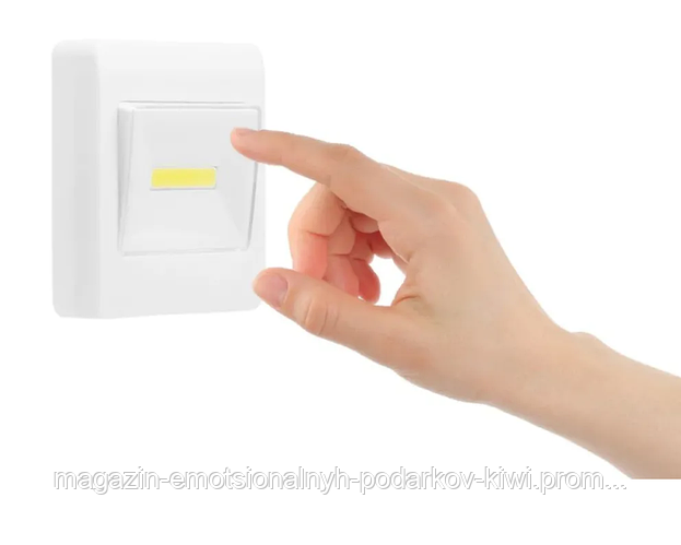 Купить Светодиодный выключатель на батарейках LED светильник лампа ...