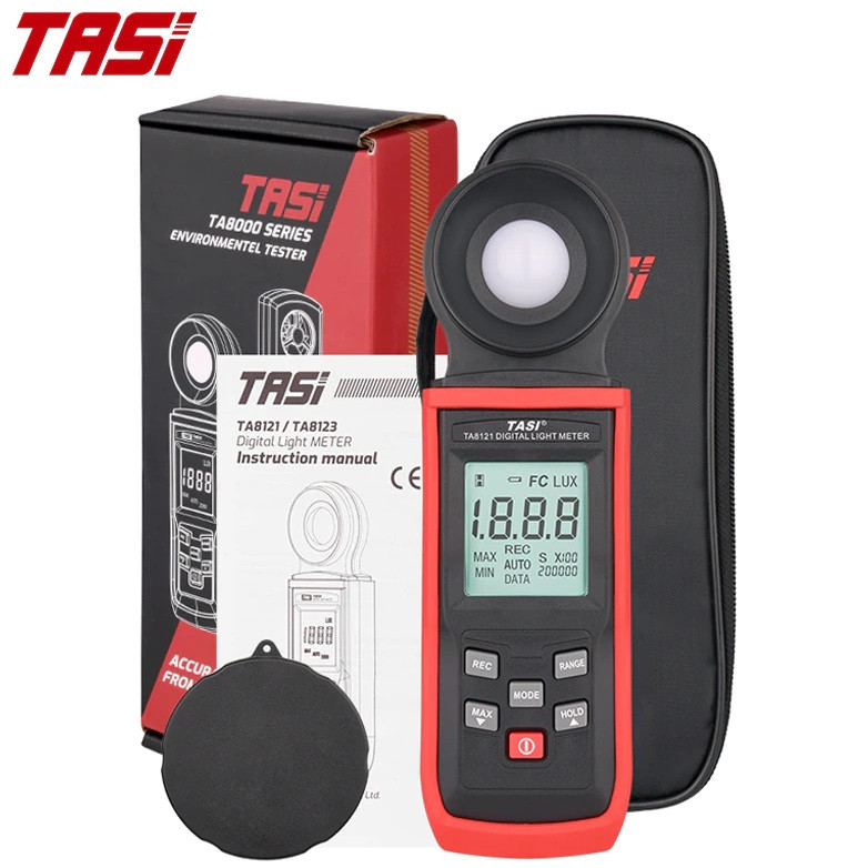 TASI TA8121 Цифровой Люксметр 0 ~ 200 000 люкс измеритель освещенности - фото 2 - id-p1733925855