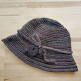 Шапка-капелюшок, жіноча зимова шапка - мікс зимовий капелюх