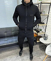 Чоловічий спортивний костюм Armani H2831 чорний
