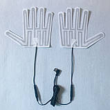 Нагрівальні вставки в рукавички, від USB, кабель 1,5м, фото 2