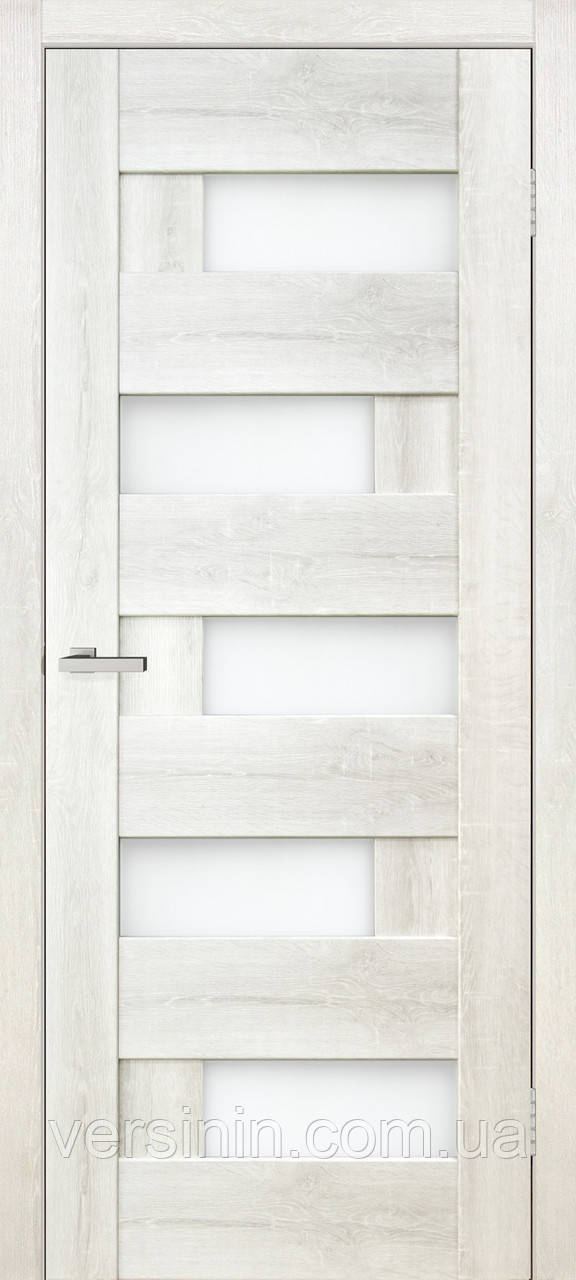 Двері міжкімнатні Оміс Rino 16 G ПВХ Дуб Білий, Дуб Орегон, фото 1