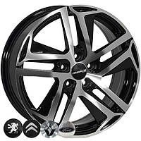 Литые диски ZW Peugeot (FR876) R17 W7 PCD5x108 ET46 DIA65.1 (BMF)