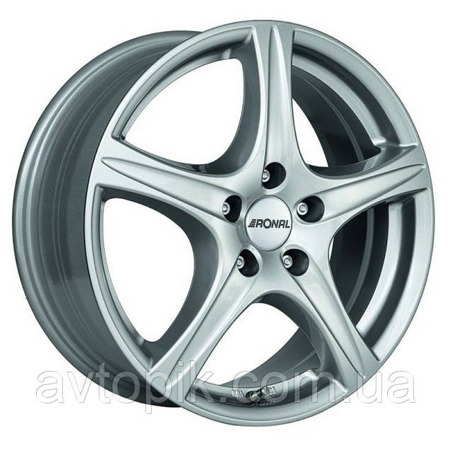 Литі диски Ronal R56 R16 W6.5 PCD5x114.3 ET40 DIA66.1 (crystal silver)