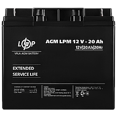 Аккумулятор AGM LPM 12V - 20 Ah, фото 3